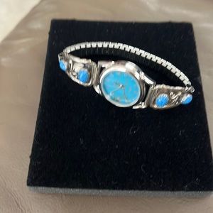 Turquoise Sterling watch